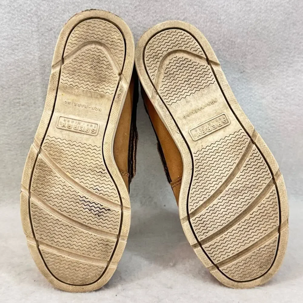 Boys Leather Sperry Top Sider Shoes Loafers Leeward size 13 Boat Shoes